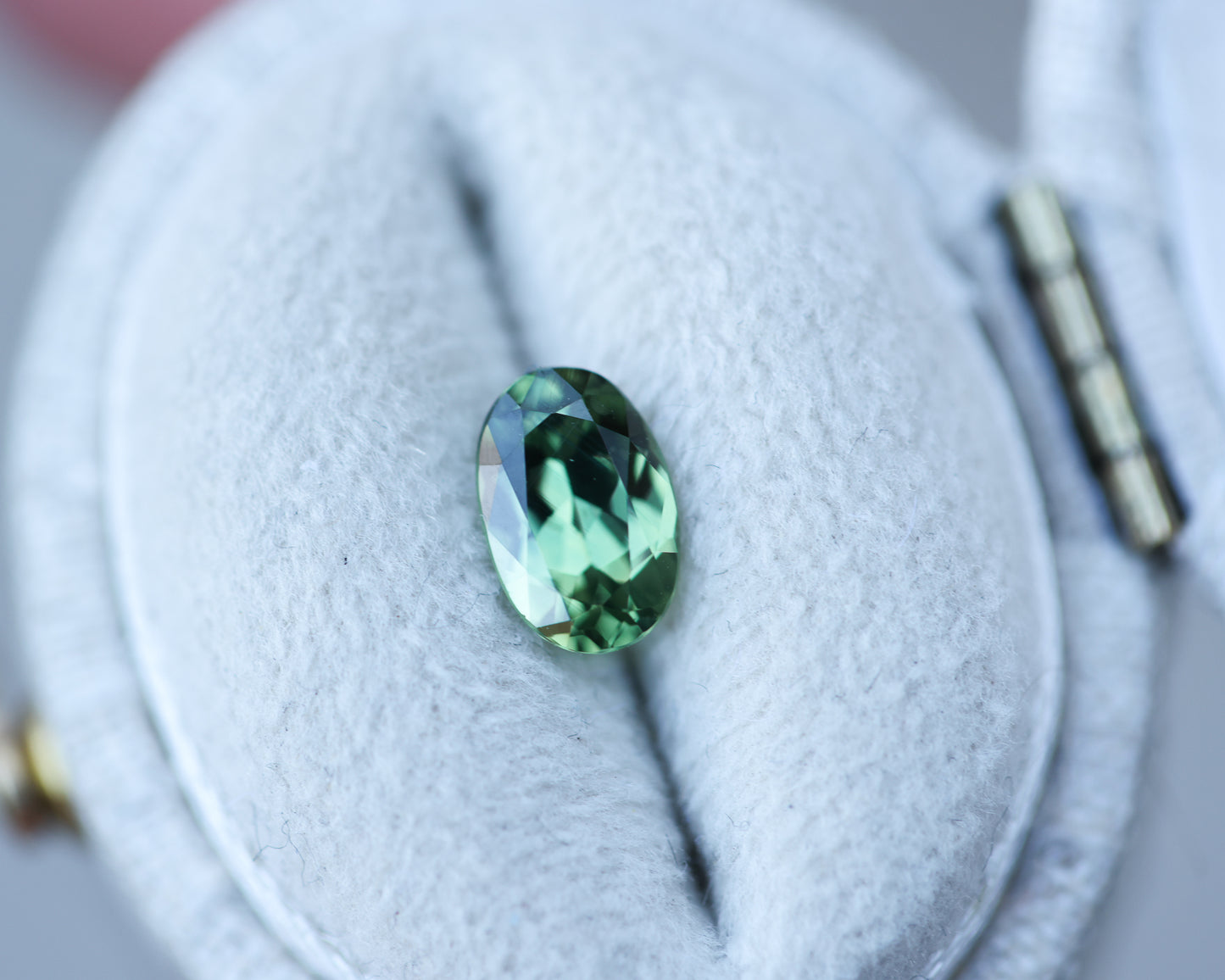 1.61ct oval green sapphire