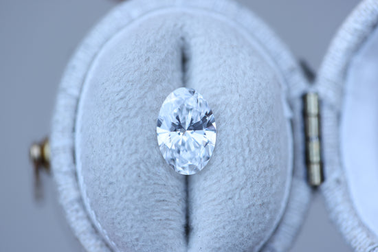 1.31ct oval lab diamond, D/VS1