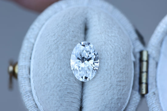 1.32ct oval lab diamond, E/VS1