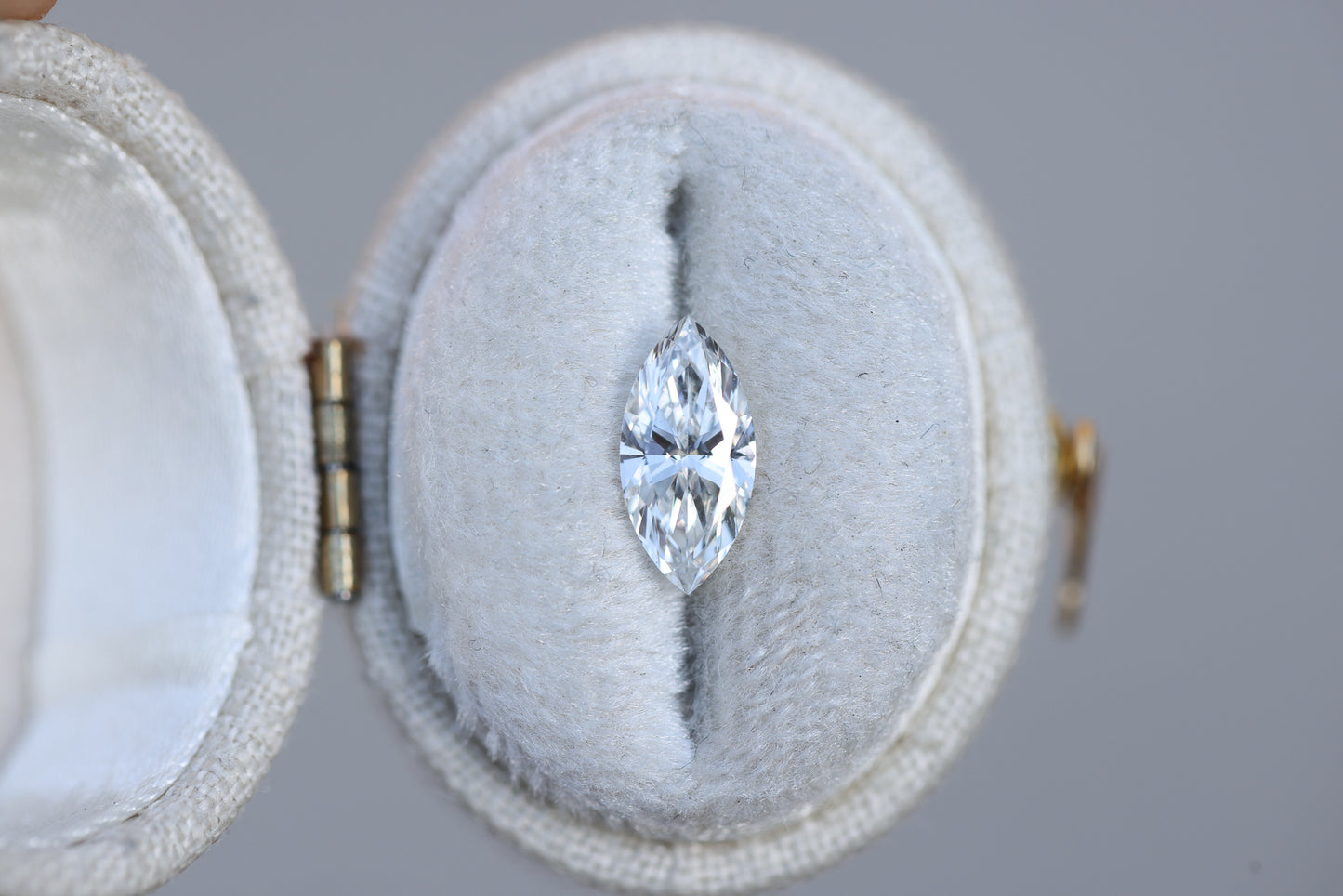 1.02ct marquise lab diamond, F VS1