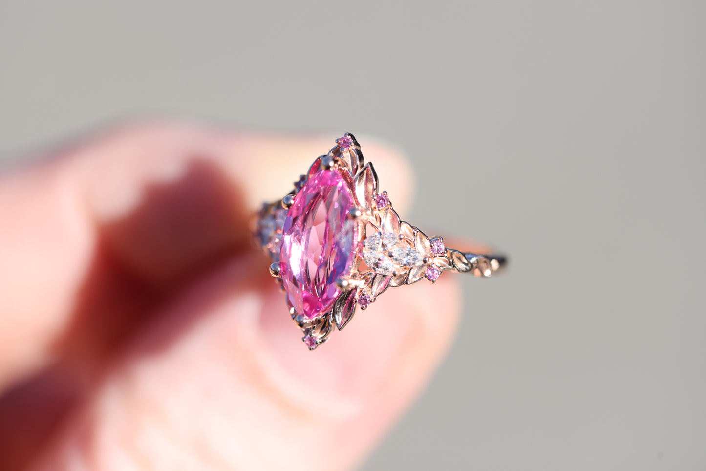 Briar Rose Starlight with 12x6mm marquise