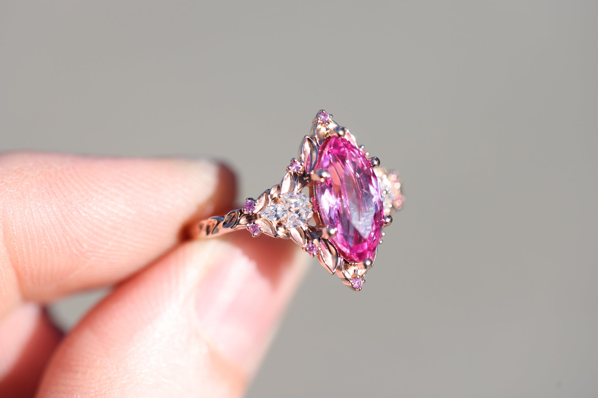 Customize your own Briar Rose Starlight with 12x6mm marquise