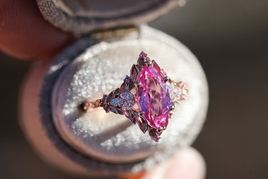 Briar Rose Starlight with 12x6mm marquise