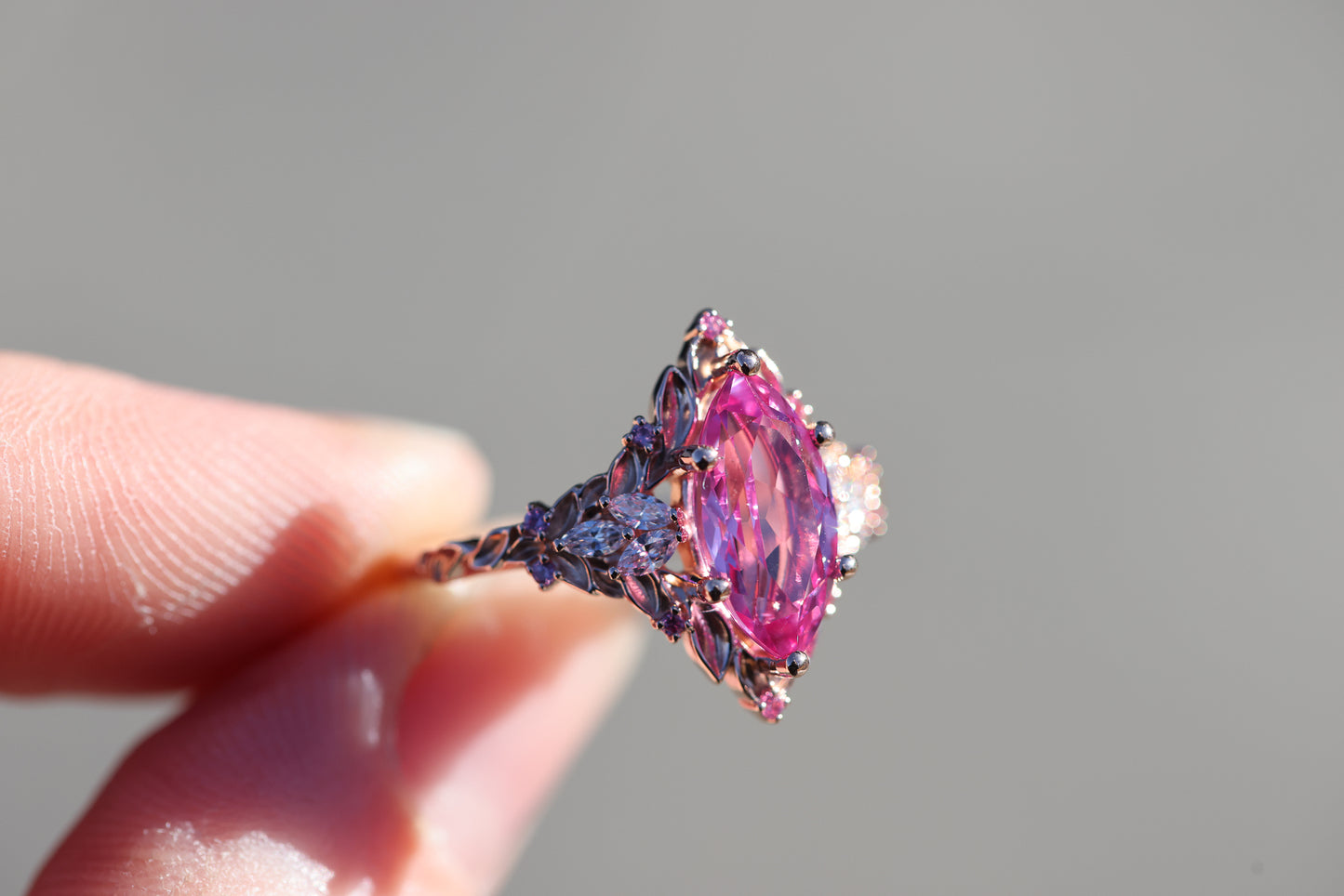 Briar Rose Starlight with 12x6mm marquise