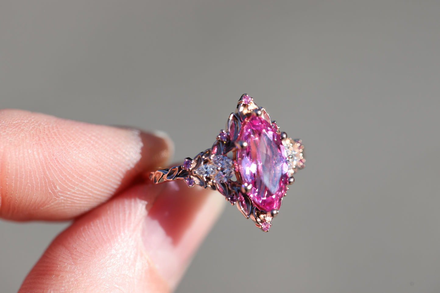 Briar Rose Starlight with 12x6mm marquise