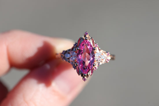 Briar Rose Starlight with 12x6mm marquise