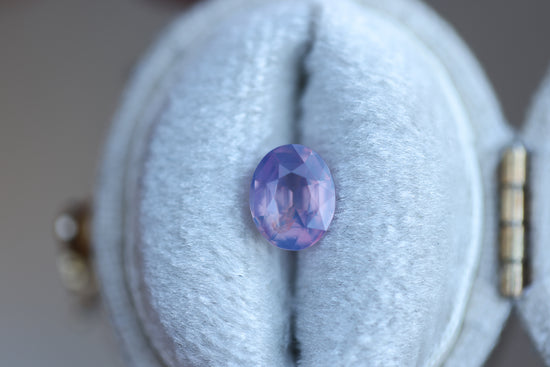 1.06ct oval opalescent purple pink sapphire