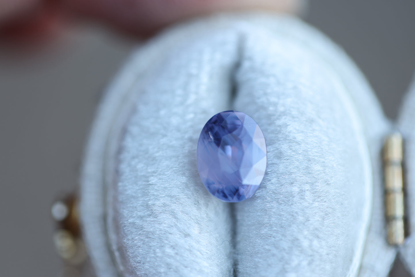 2ct oval opalescent purple sapphire