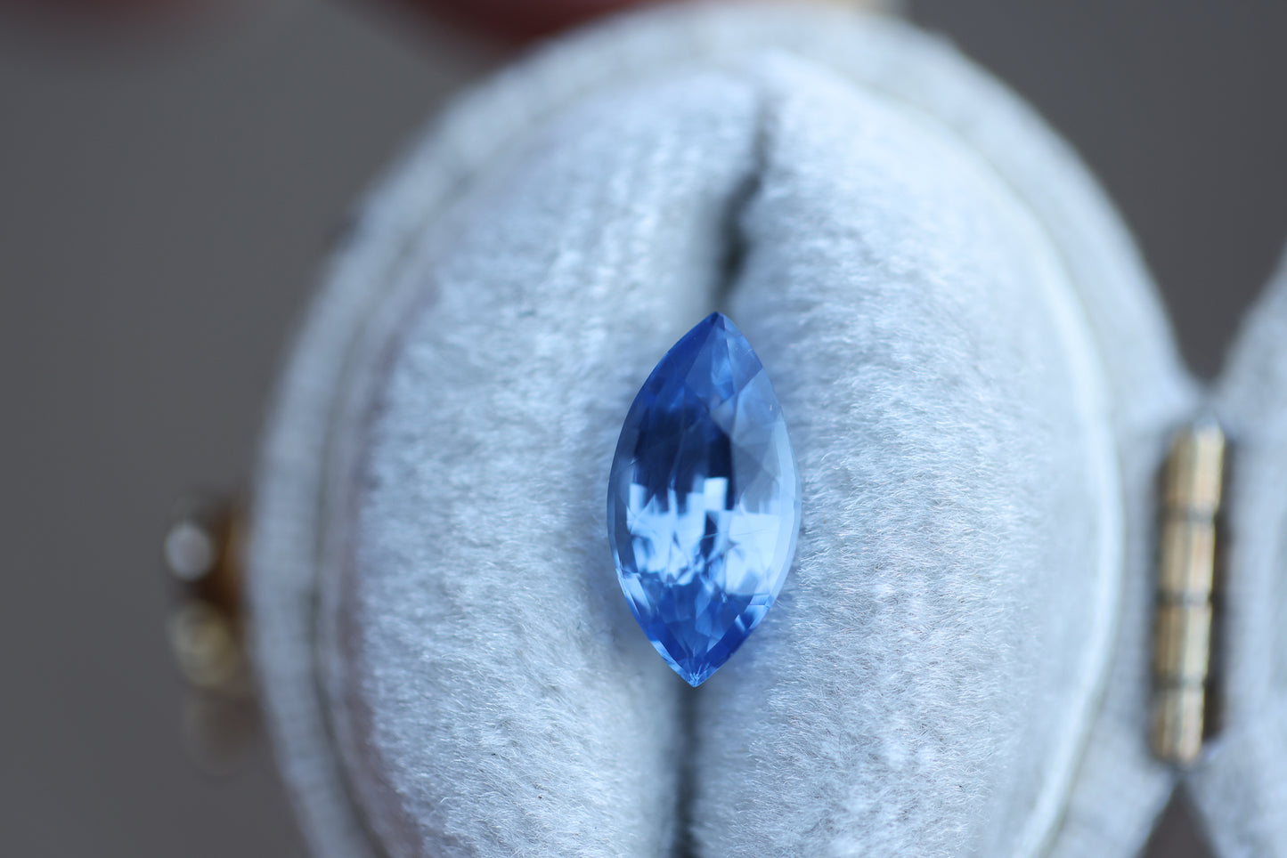 2.05ct marquise blue sapphire