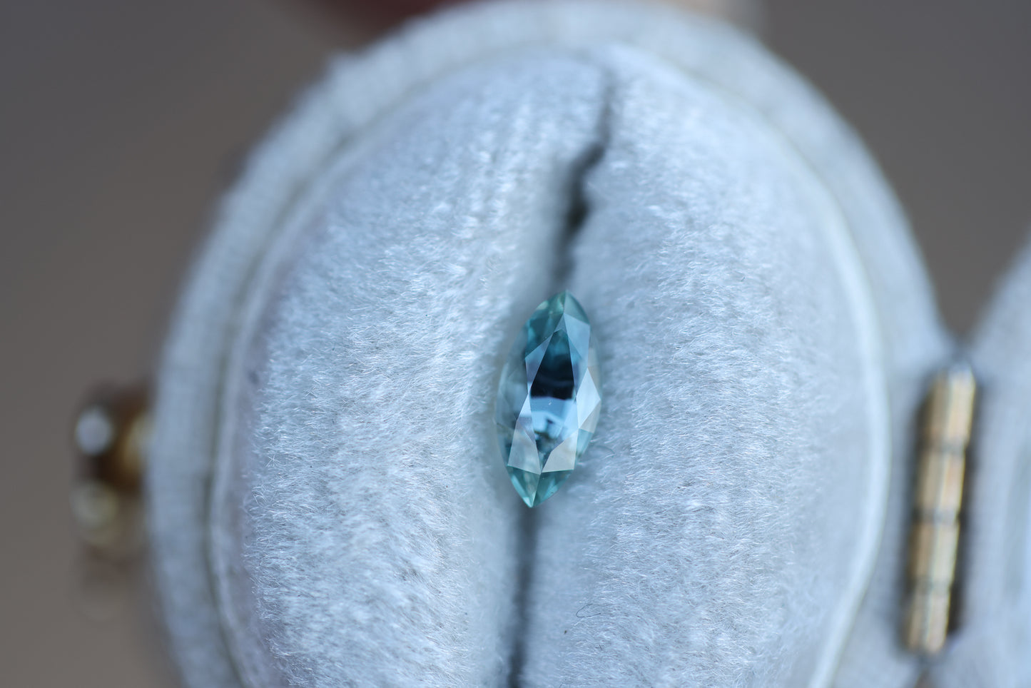 .58ct marquise teal sapphire