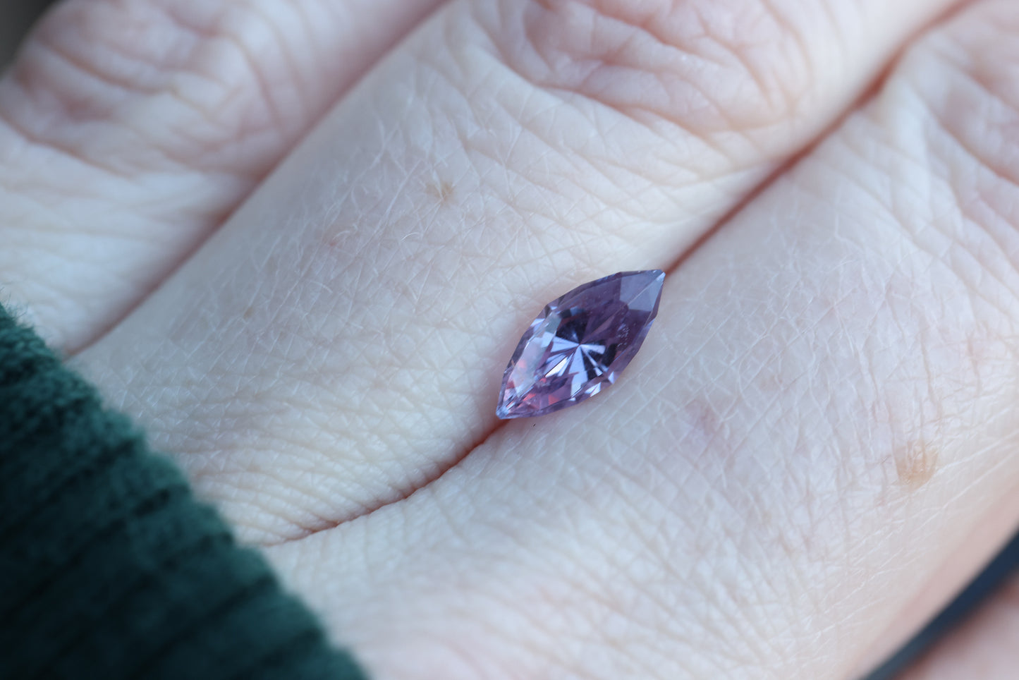 1.32ct purple marquise sapphire- Regal Radiant cut by John Dyer