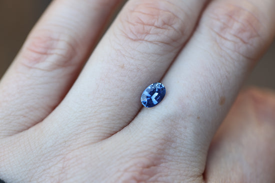 .88ct Oval Blue Sapphire