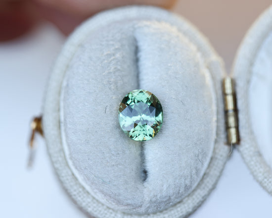 1.66ct Oval Green Sapphire