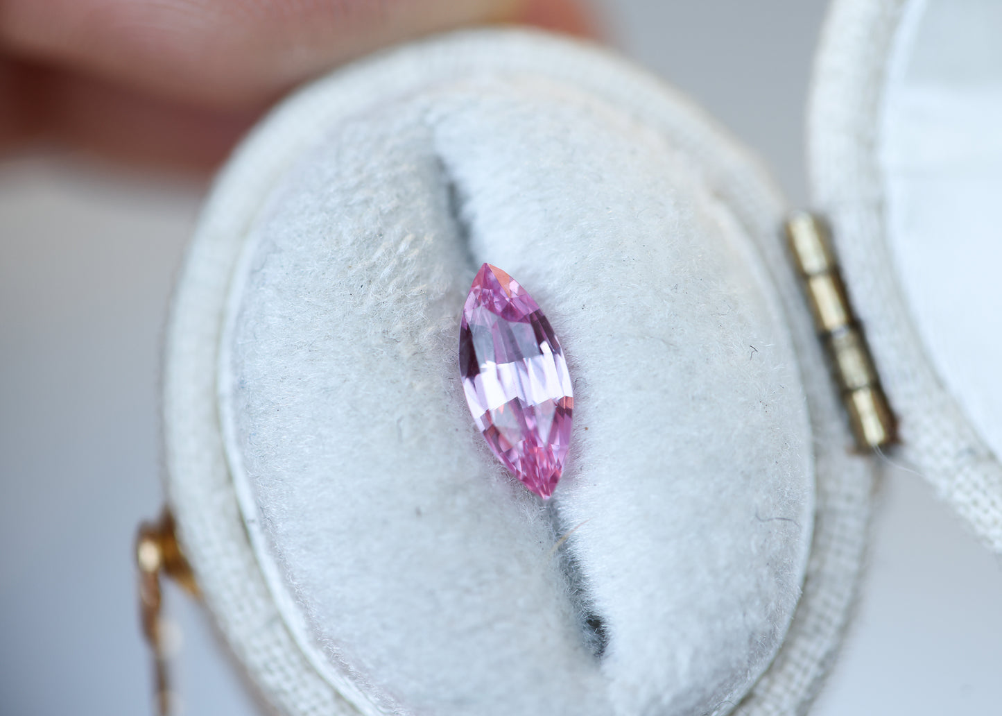 1.09ct Marquise Vivid Pink Sapphire