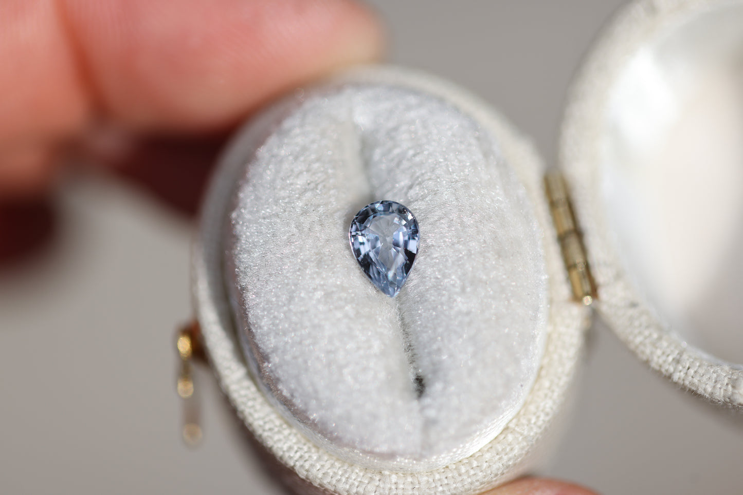 .95ct Pear Light Blue Sapphire