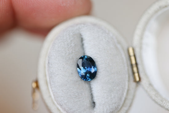 1.28ct Oval Blue Sapphire