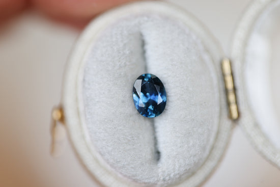 1.28ct Oval Blue Sapphire