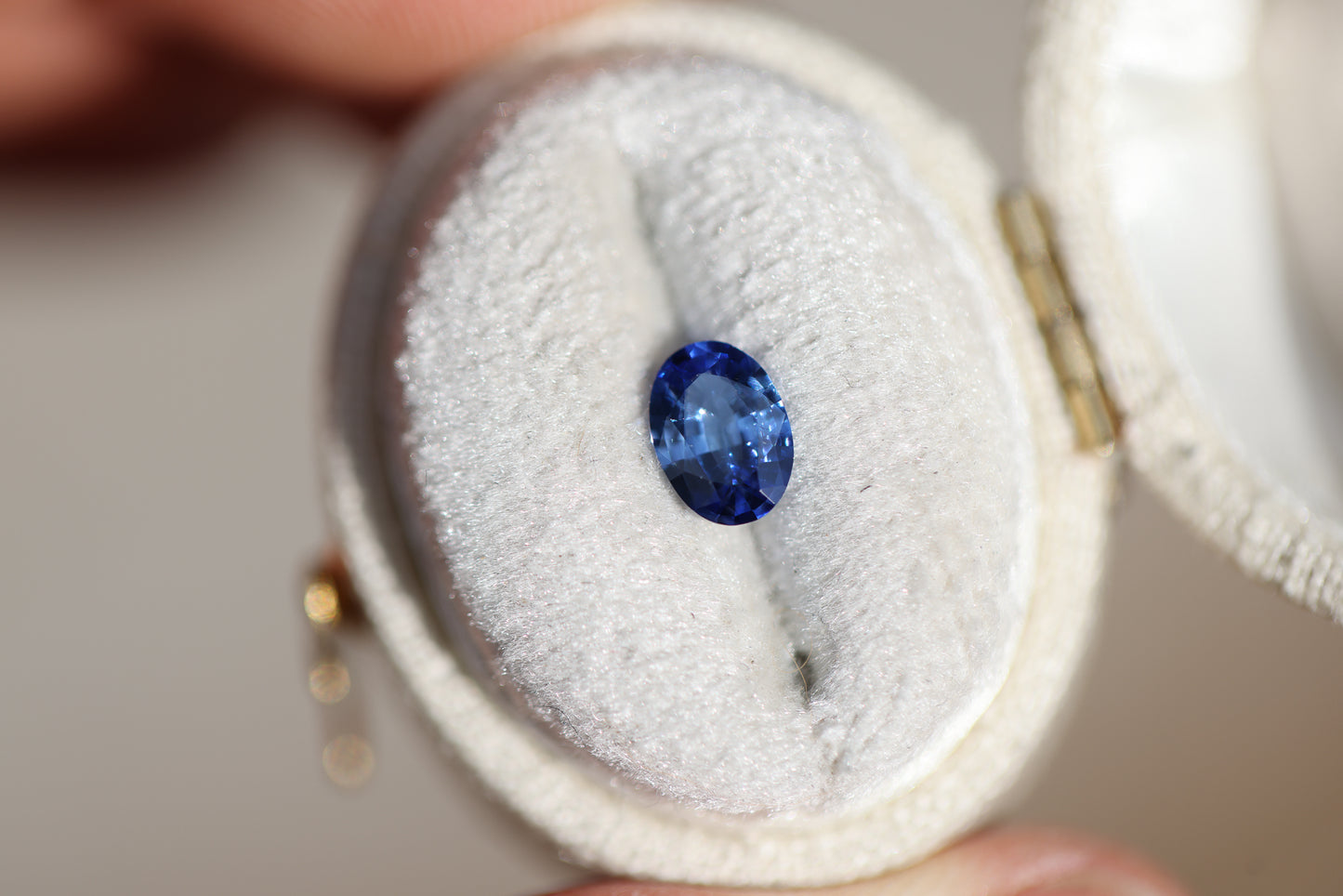 .75ct Oval Deep Blue Sapphire