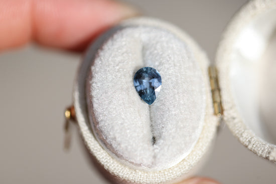 .84ct Pear Blue Sapphire