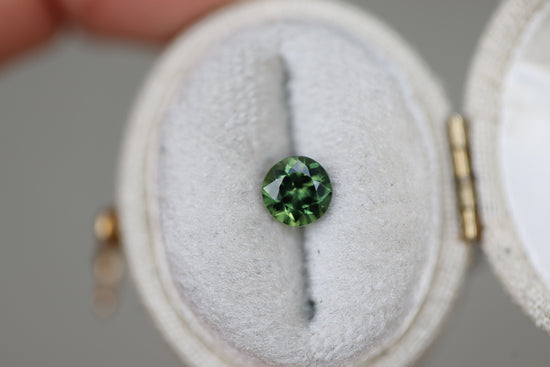 .85ct Round Green Sapphire