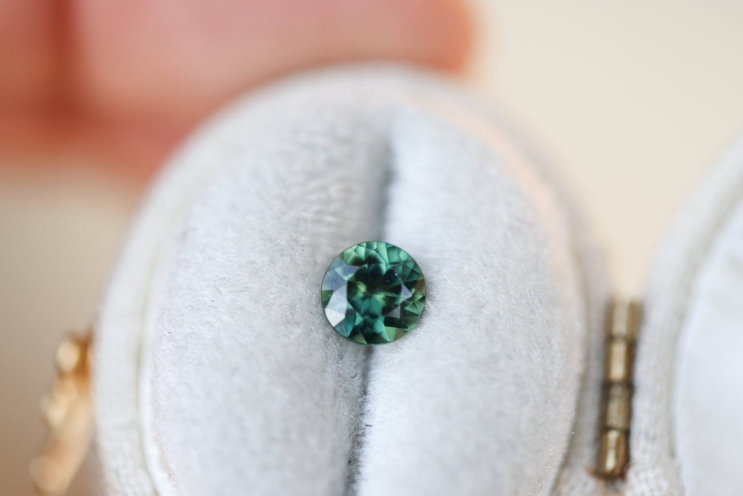 .81ct Green Teal Sapphire