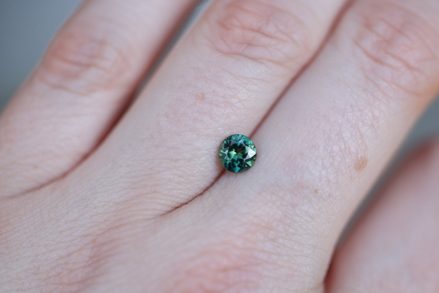 .81ct Green Teal Sapphire