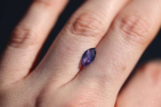 1ct Marquise Opalescent Purple Galaxy Sapphire