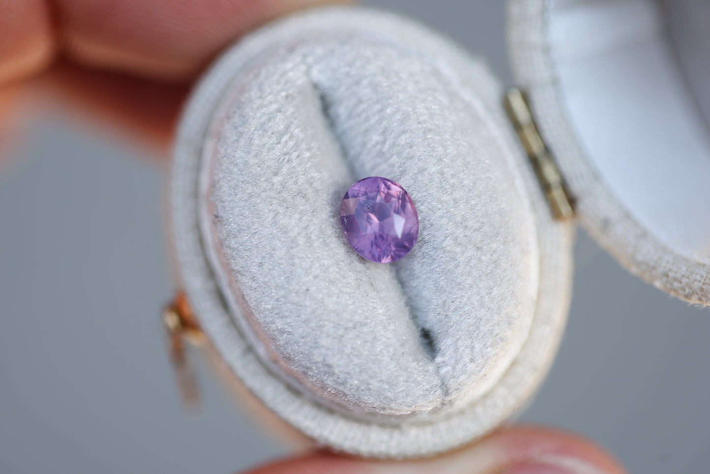 1.06ct Oval Pink Purple Sapphire