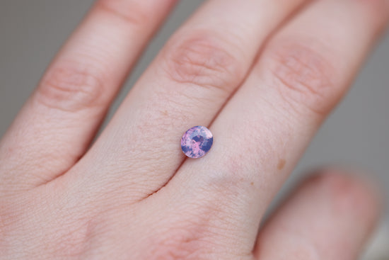 1.11ct Oval Opalescent Purple Pink Sapphire