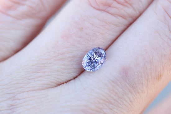 1.3ct oval tanzanite - Starbrite cut by John Dyer