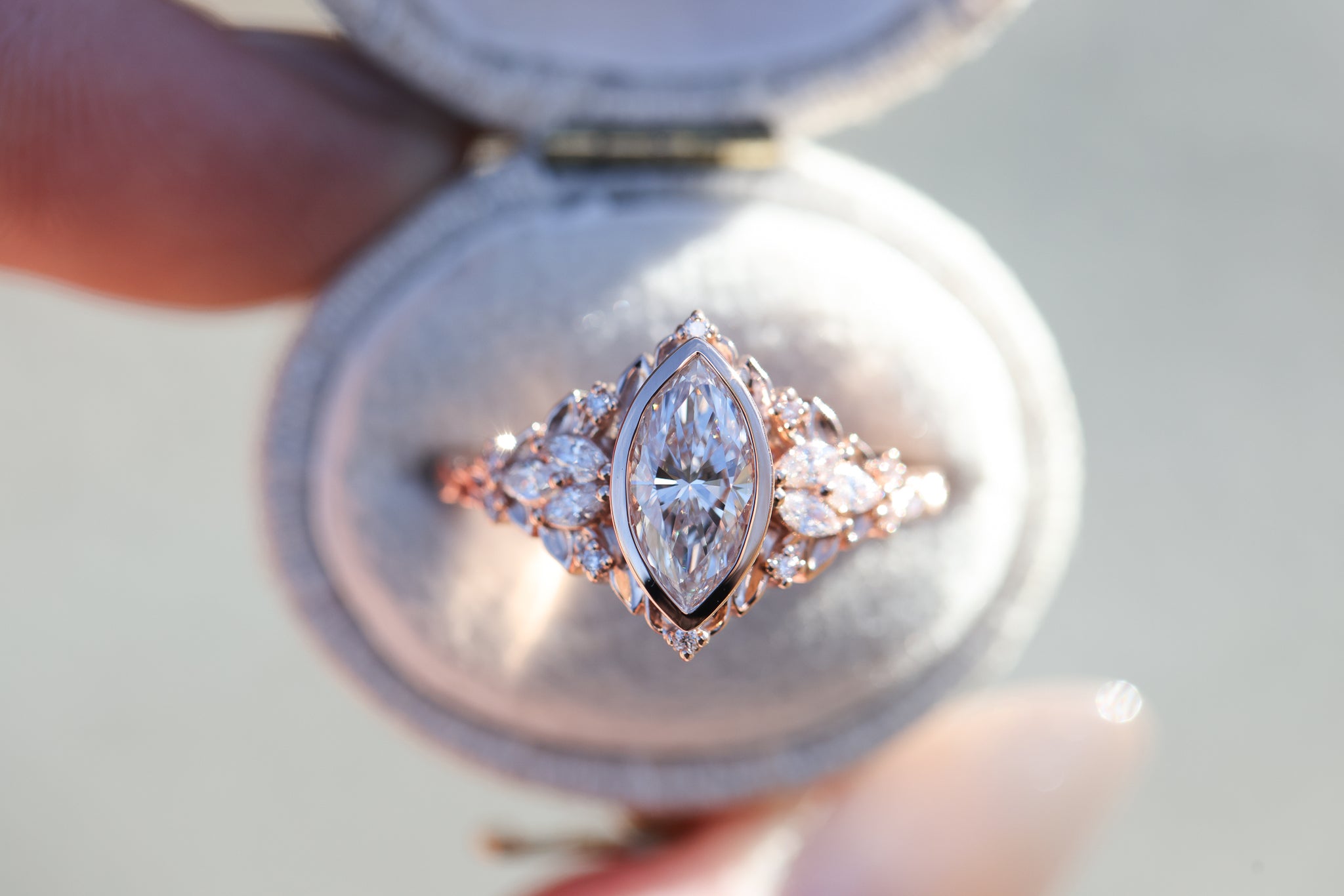 Customize your own Briar Rose Starlight Bezel with 10x5mm marquise
