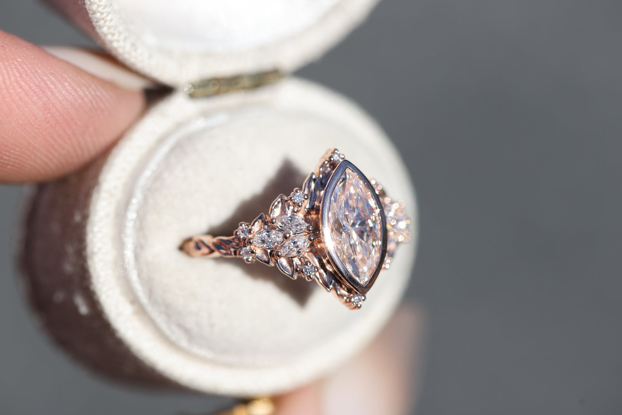 Customize your own Briar Rose Starlight Bezel with 10x5mm marquise