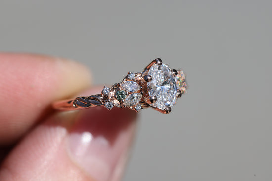 READY TO SHIP- Size 7, 14k Rose Gold Enchanted Garden