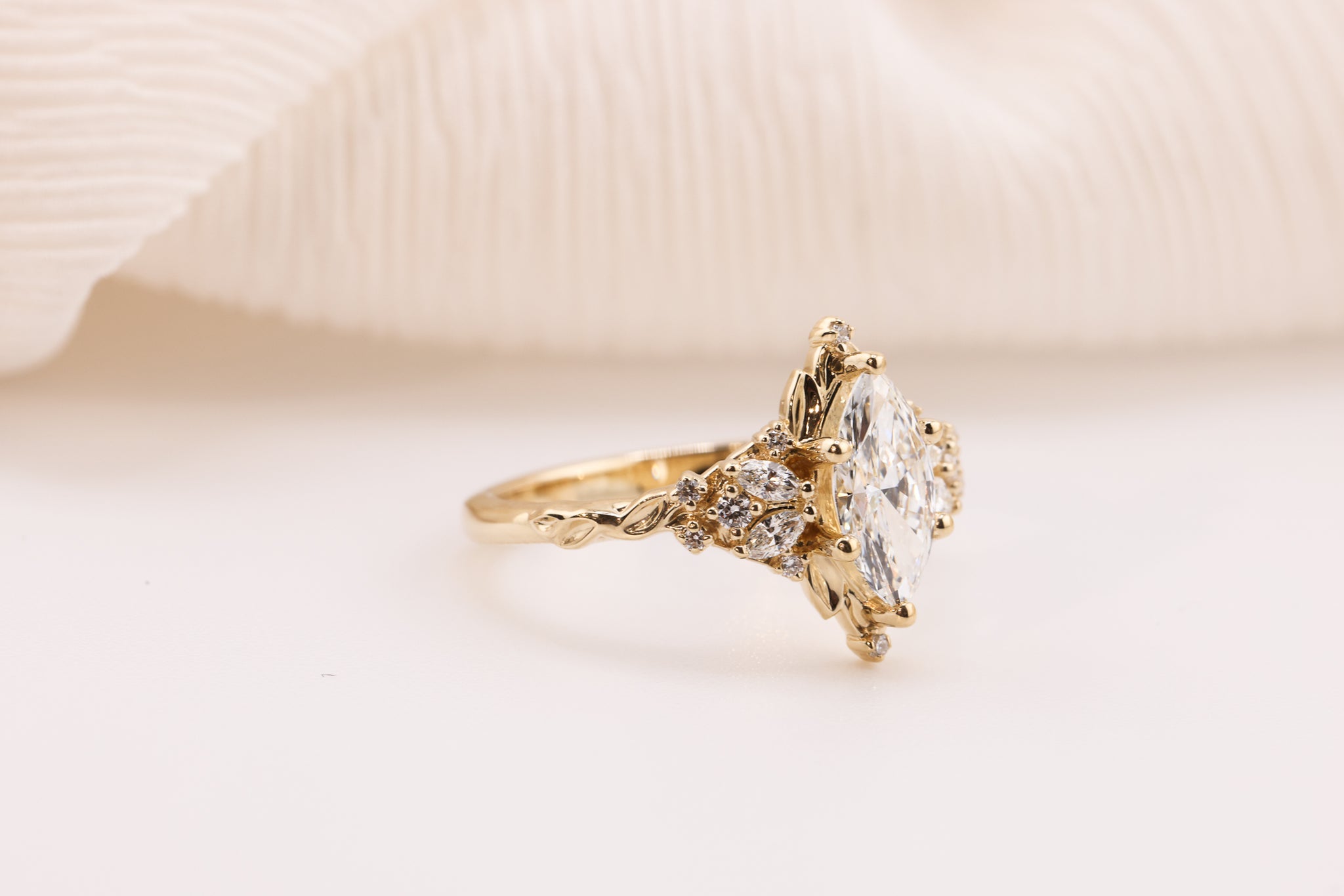 Briar Rose Starlight with round end stone (setting only) – Oore