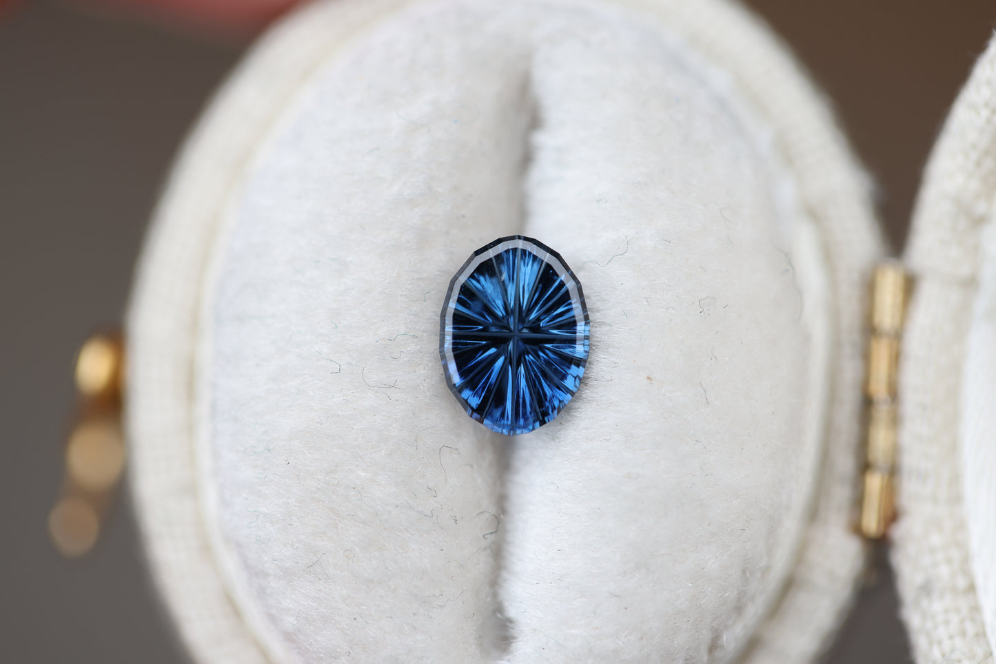 .65ct oval blue sapphire - Starbrite cut by John Dyer