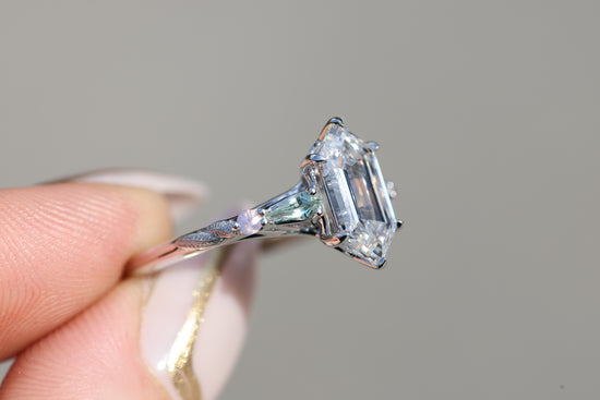 Ready to ship Size 7 platinum Artemis five stone