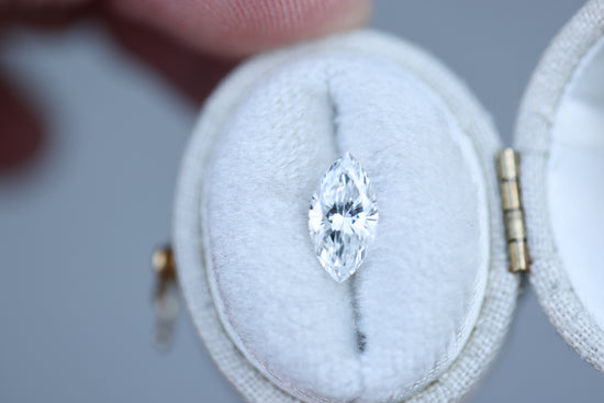 1.05ct marquise lab diamond, E/VVS2