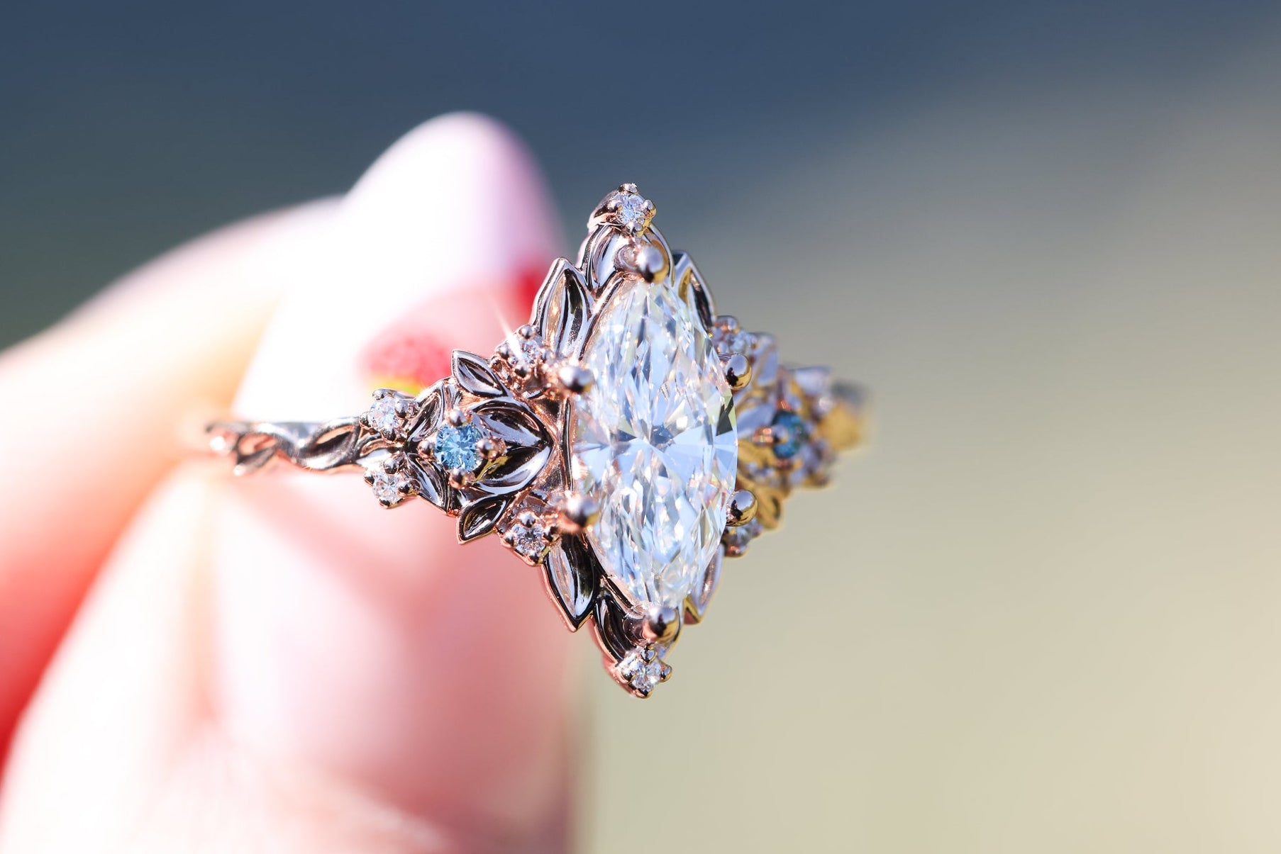 Briar Rose Ethereal (setting only) – Oore Jewelry