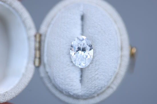 1.77ct oval lab diamond, D/VVS2