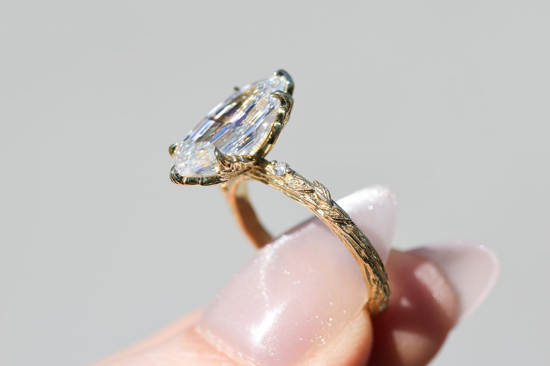 Ready to ship, Size 6 14k yellow, Viridian – Oore Jewelry