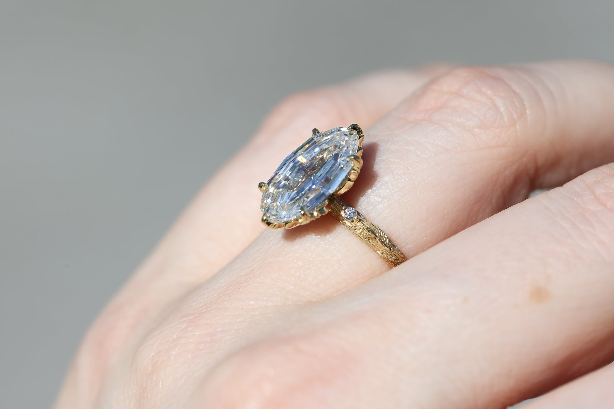 Ready to ship, Size 6 14k yellow, Viridian – Oore Jewelry