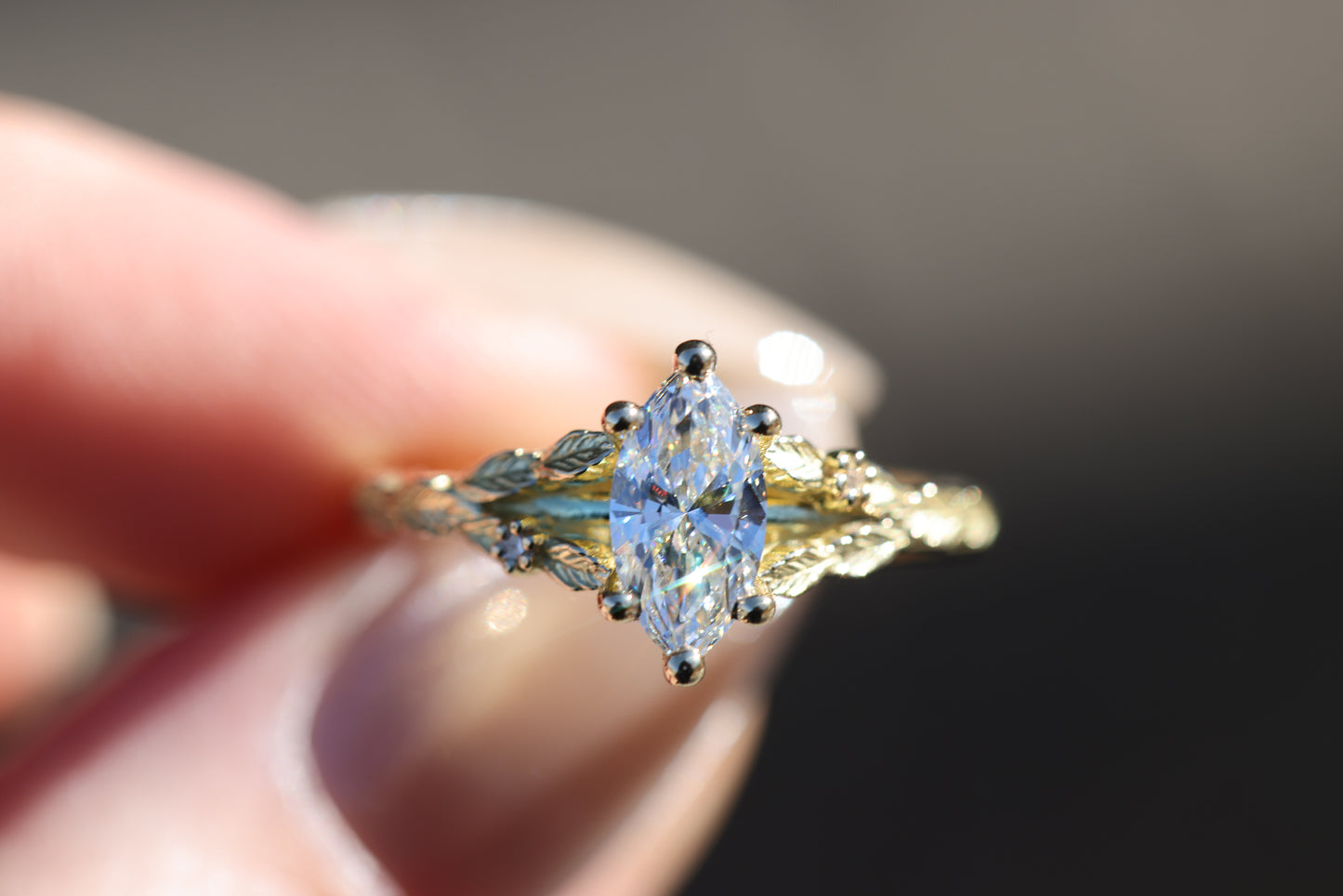 Fana Two-Toned Split Shank Diamond Engagement Ring S4230 - Avenue Jewelers