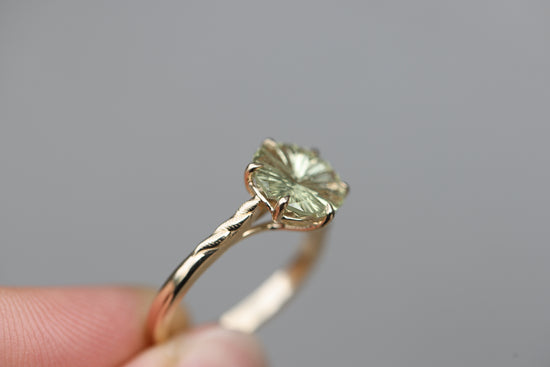 READY TO SHIP- Size 7, 14k Yellow Gold Mirkwood