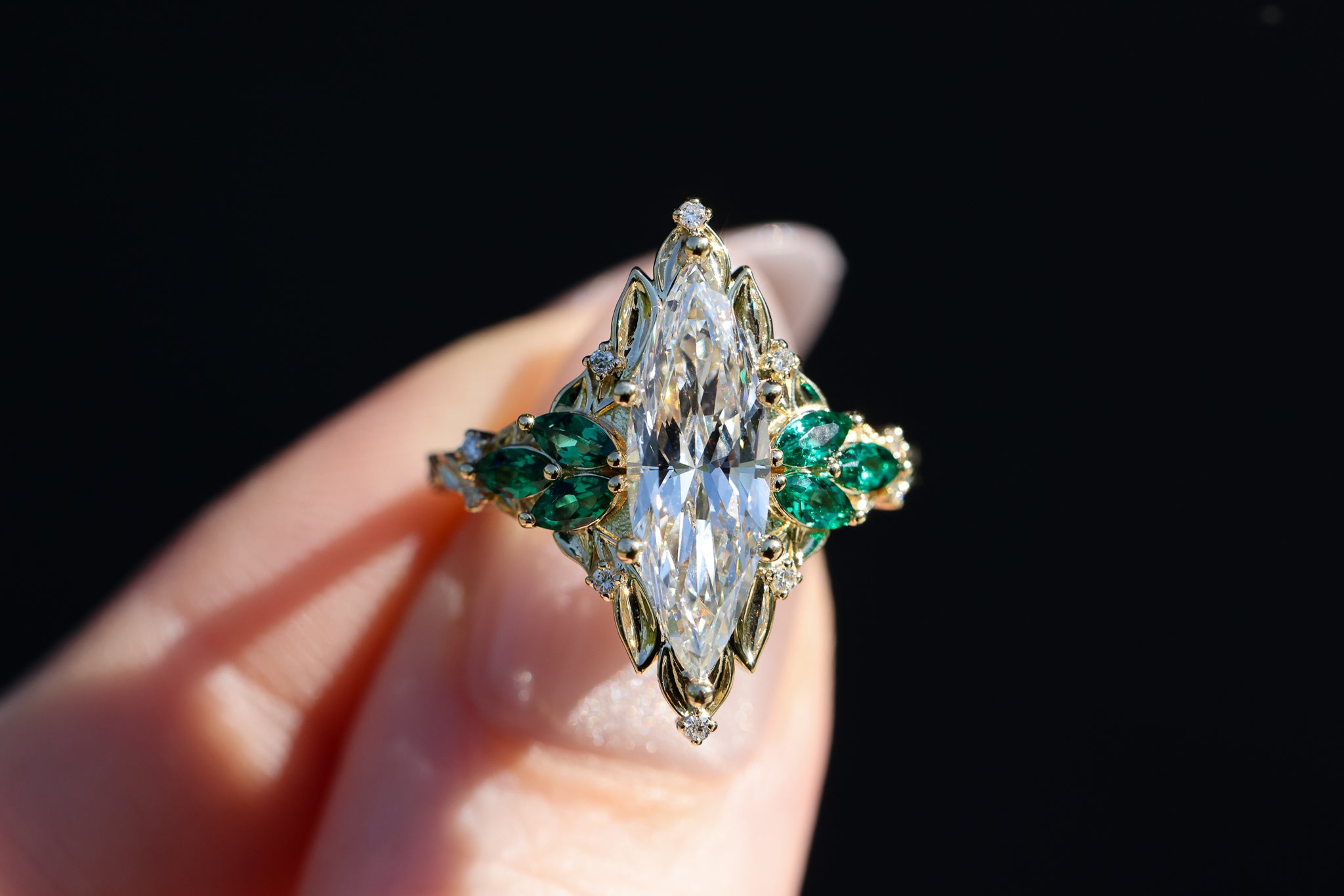 レジロックex　ヒーリングストーン Briar Rose Starlight (setting only) – Oore Jewelry