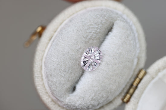 .63ct oval light pink sapphire - Starbrite cut by John Dyer