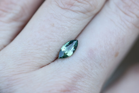 1.1ct marquise green sapphire