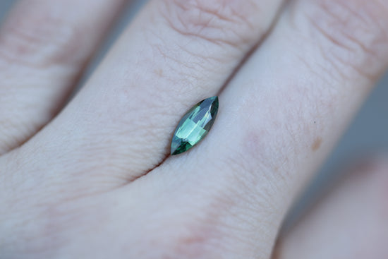 1.08ct marquise green teal sapphire
