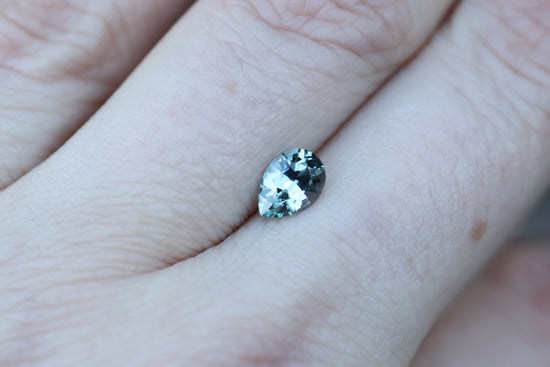 1.04ct pear blue sapphire