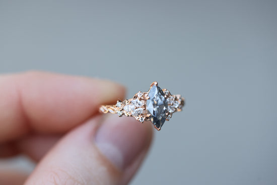 READY TO SHIP- Size 7, 18k Rose Gold Enchanted Garden