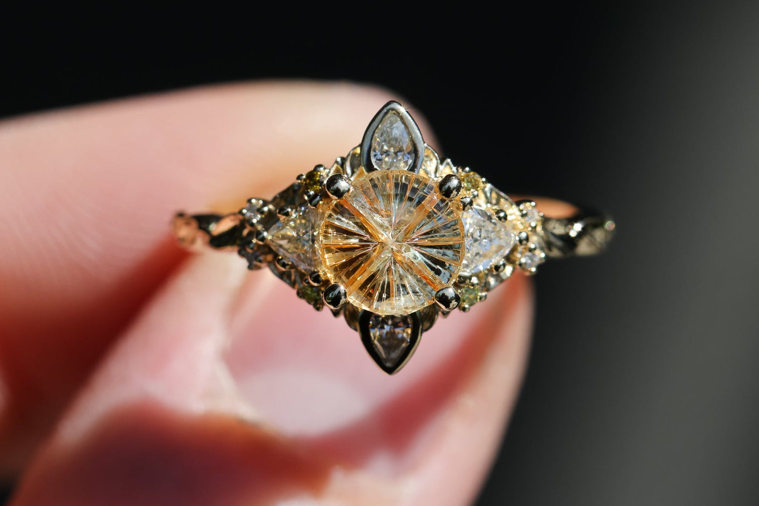 Ready to ship, Size 7.5 14k yellow, Galadriel – Oore Jewelry